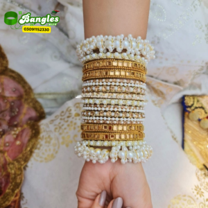 pearl sheesha bangle set - Image 1